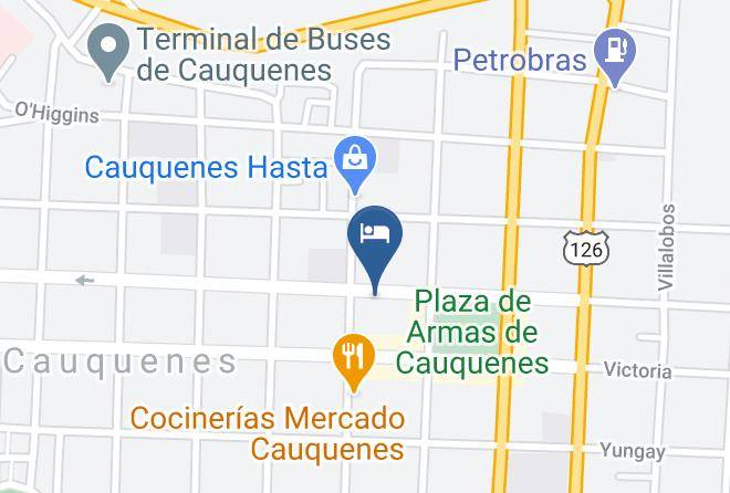Cauquenes Province - Hotel Maule Maps