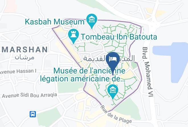 Tangiers - Hotel Mauretania Maps