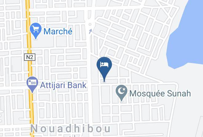 Nouadhibou - Hotel Mauritalia Maps