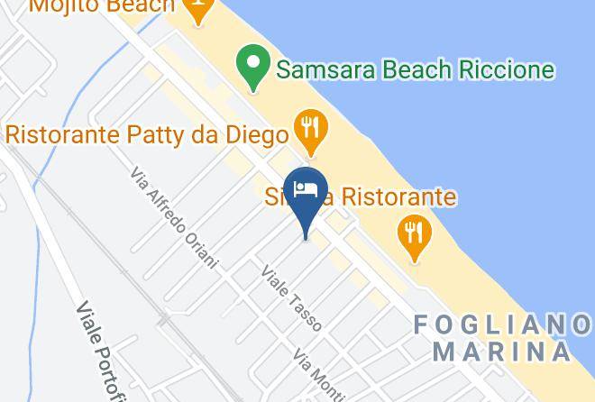 Rimini - Hotel Mauritius Maps
