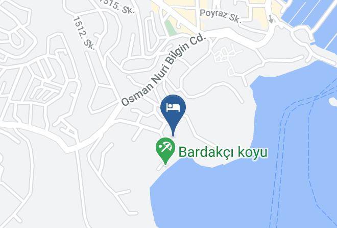 Bodrum - Mavi Otel Maps