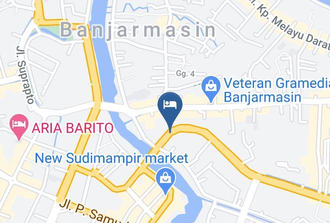 Banjarmasin - Hotel Mawar Maps