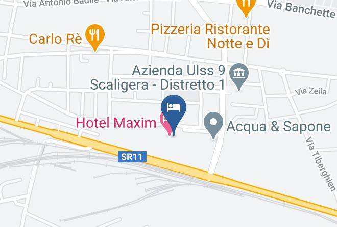 Verona - Hotel Maxim Maps