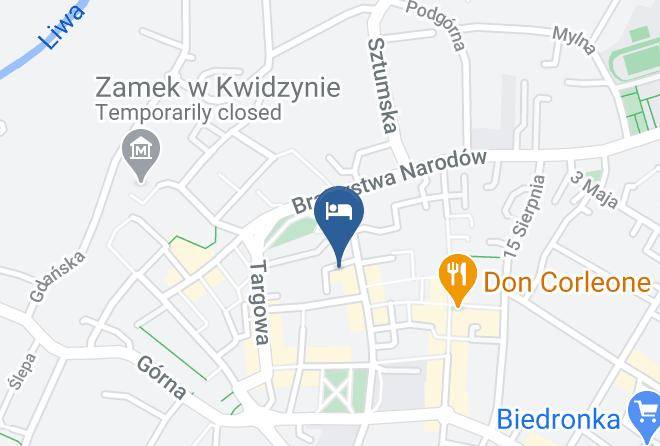 Kwidzynski - Hotel Maxim Kwidzyn Maps