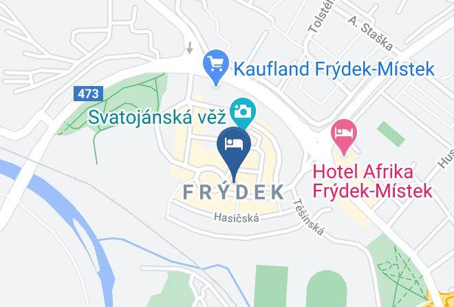 Frydek Mistek - Hotel Maxim Maps