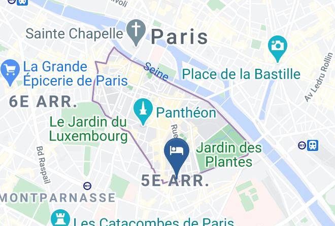 Hotel Maxim Quartier Latin Map