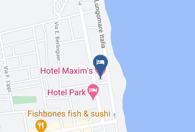 Teramo - Hotel Maxim's Maps