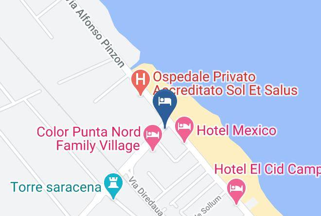 Rimini - Hotel Maxy Maps