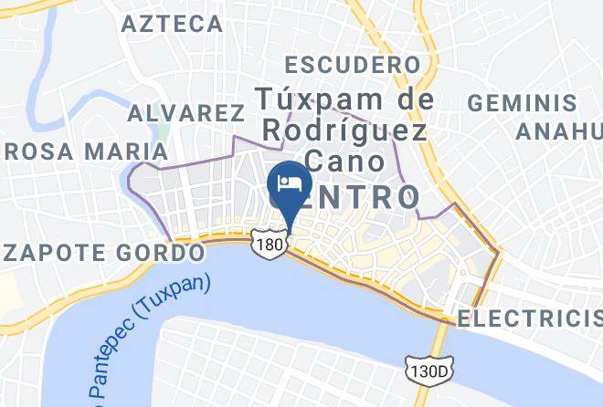 Tuxpan - Hotel May Palace Maps