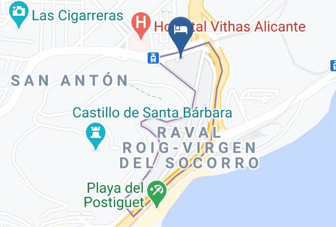 Alicante - Hotel Maya Alicante Maps