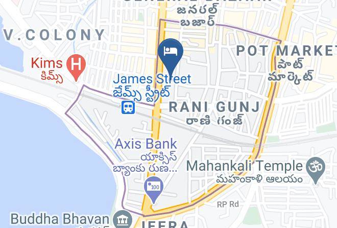 Secunderabad - Hotel Maya Deluxe Maps