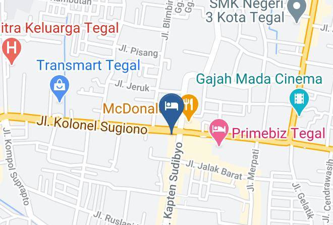 Kota Tegal - Hotel Maya Maps