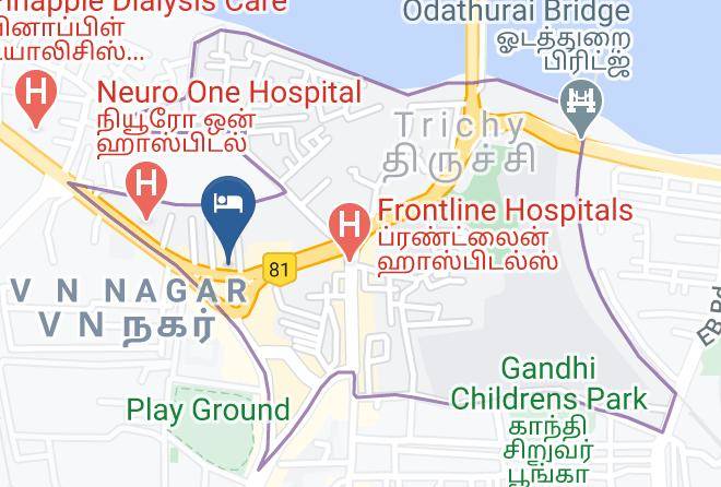 Tiruchirappalli - Hotel Mayas Maps