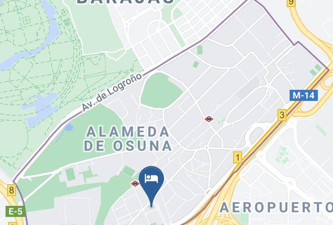 Hotel Maydrit Airport Map