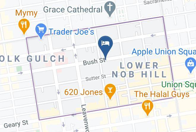 San Francisco - Hotel Mayflower Maps
