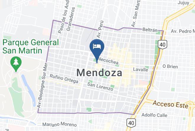Mendoza - Hotel Mayo Maps