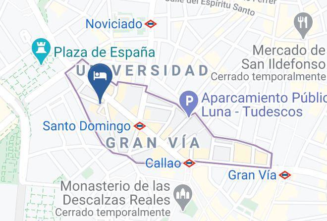 Madrid - Hotel Mayorazgo Maps