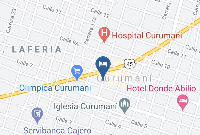 Curumani - Hotel Mayumir Maps