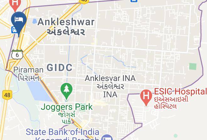 Ankleshwar - Hotel Mayura Maps