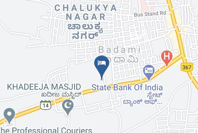 Badami - Hotel Mayura Chalukya Kstdc Maps