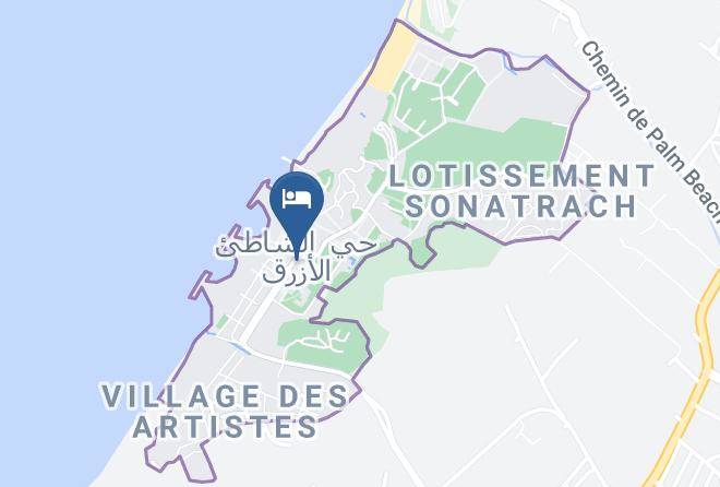Algeria - Hotel Mazafran Maps