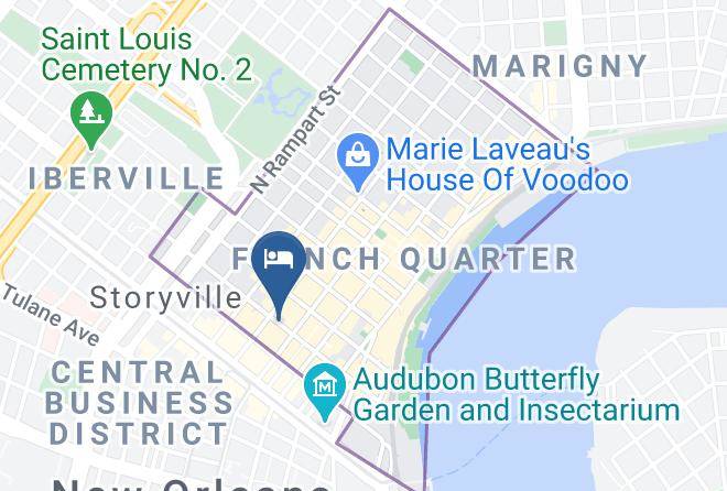 Orleans Par - Hotel Mazarin Maps