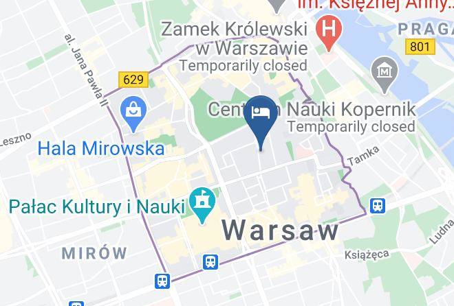 Warsaw - Hotel Mazowiecki Maps