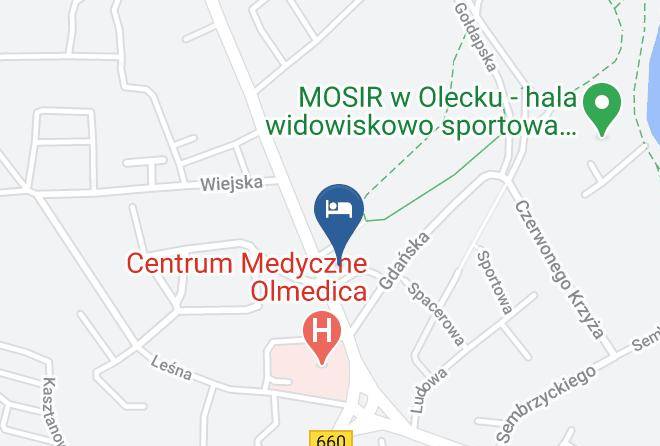 Hotel Mazury & Restaurant Map