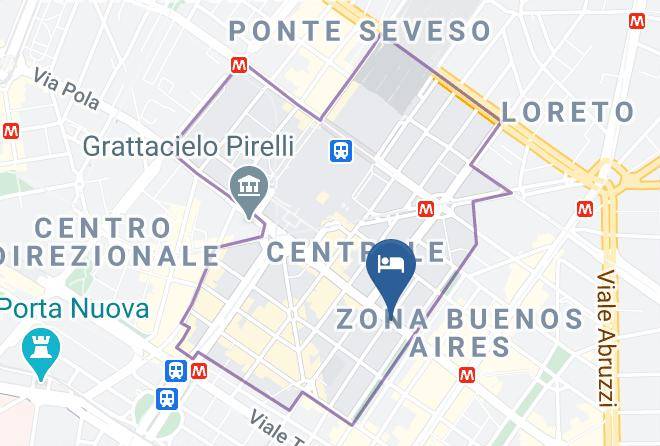 Milan - Hotel Mazzini Maps