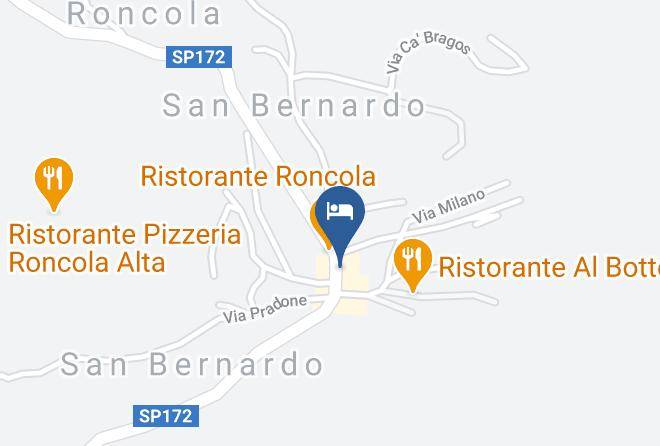 Bergamo - Hotel Mazzoleni Ristorante La Rotonda Di Bacco Maps