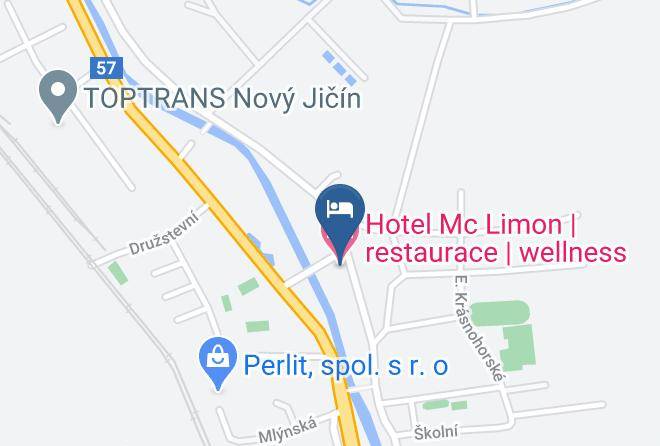 Novy Jicin - Hotel Mc Limon Maps