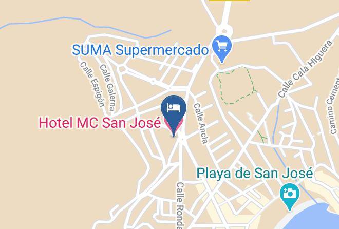 Almeria - Hotel Mc San Jose Maps
