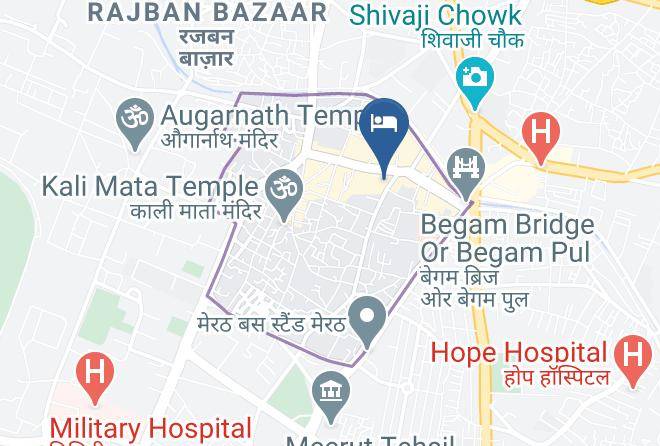 Meerut - Hotel Md Delux Maps