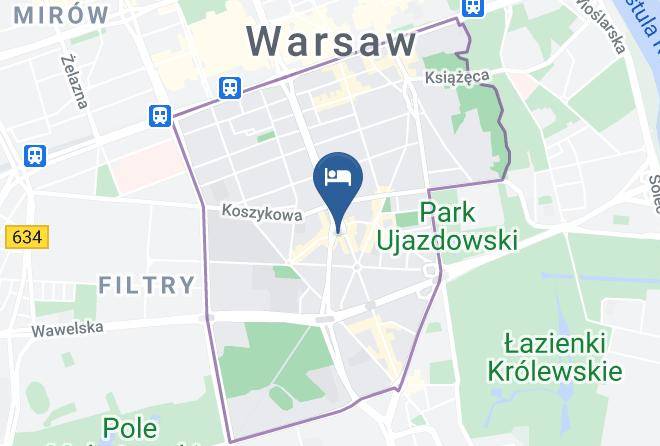 Warsaw - Hotel Mdm Maps