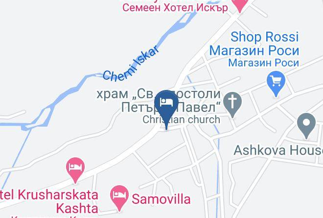 Samokov - Hotel Mechit Maps