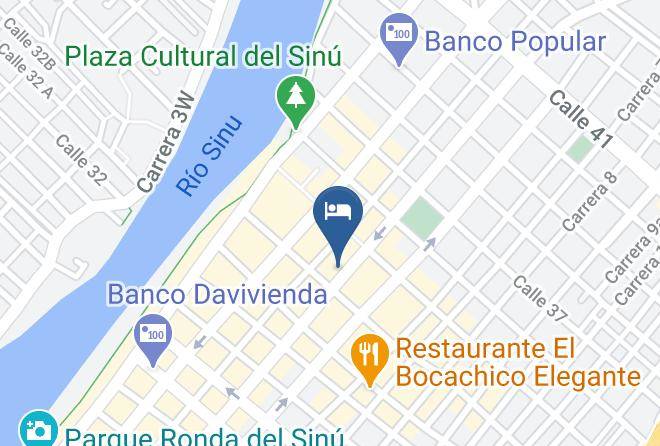 Monteria - Hotel Medellin Maps