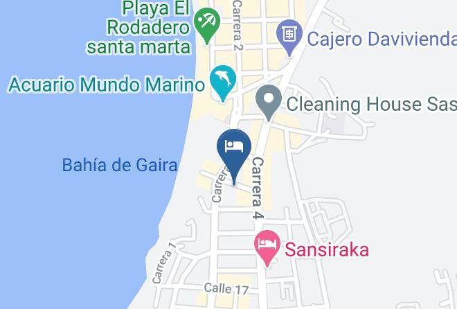 Santa Marta - Hotel Medellin Rodadero Maps
