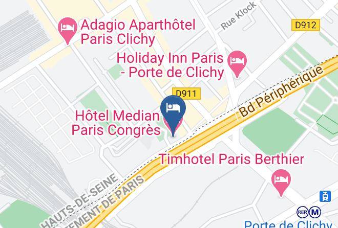 Hauts De Seine - Hotel Median Paris Congres Maps