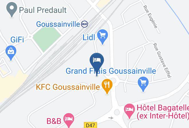 Val D Oise - Hotel Median Roissy Cdg Aeroport Maps
