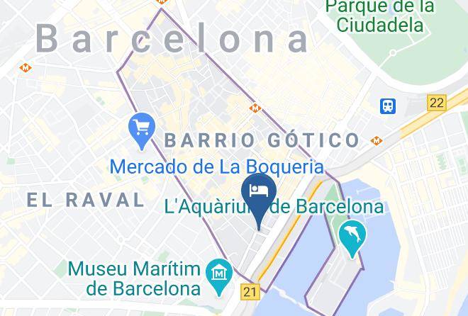 Barcelona - Hotel Medinaceli Maps