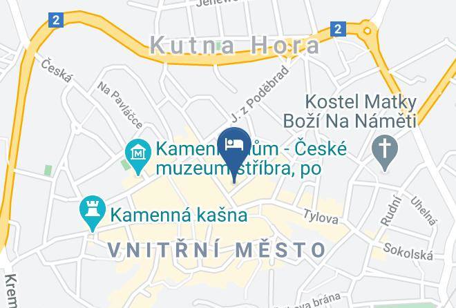 Kutna Hora - Hotel Medinek Maps