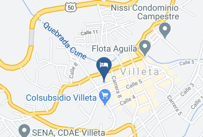Villeta - Hotel Mediterraneo Boutique Maps
