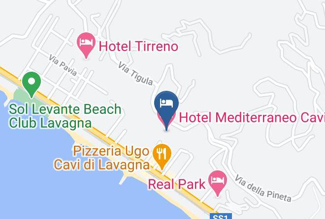 Genoa - Hotel Mediterraneo Cavi Maps