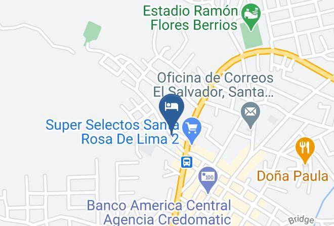 Santa Rosa De Lima - Hotel Mediterraneo Inn Maps