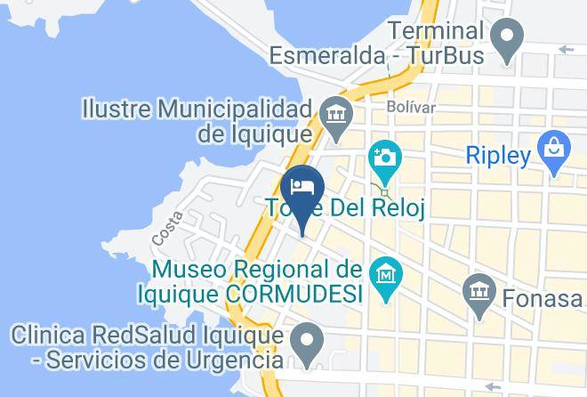 Iquique Province - Hotel Mediterraneo Maps