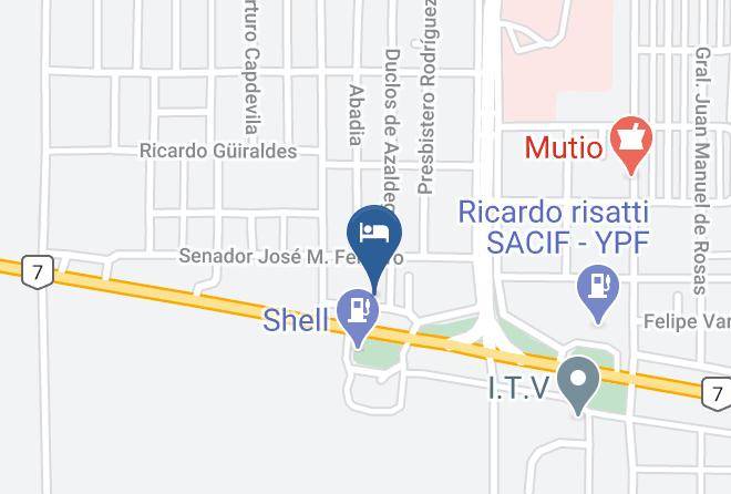 Presidente Roque Saenz Pena Department - Hotel Mediterraneo Maps