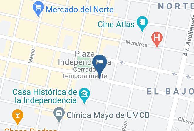 Tucuman City - Hotel Mediterraneo Maps