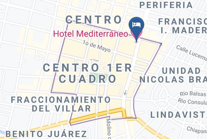 Tulancingo De Bravo - Hotel Mediterraneo Maps
