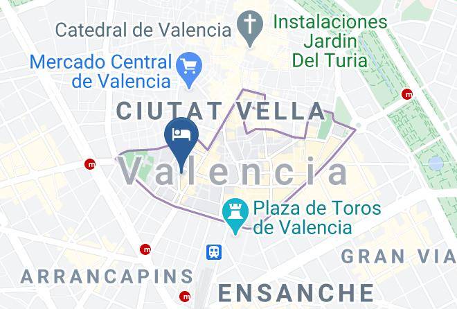 Valencia - Hotel Mediterraneo Valencia Maps