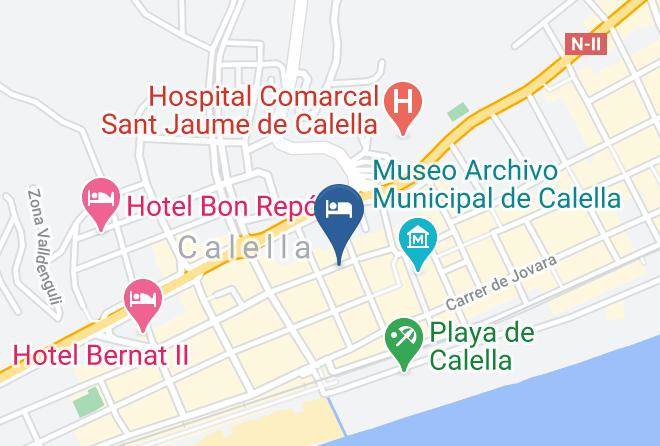 Barcelona - Hotel Mediterrani Express Maps